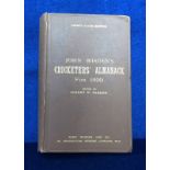 Cricket, John Wisden's Cricketers' Almanack, 1899, original publishers hardback edition in brown