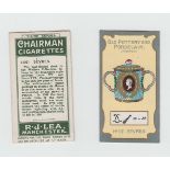 Cigarette cards, Lea, Old Pottery & Porcelain, 3rd & 4th Series (2 sets, 50 cards in each) (one or