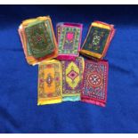 Tobacco issue, ATC, a collection of 25 Miniature Conventional Rug Designs, with fringes (gen vg)