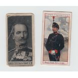 Cigarette cards, Military, a collection of scarce military cards, unfortunately in poor condition,