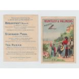 Trade cards, Huntley & Palmers, Aviation, 'P' size, 8 cards, all French issue, no 2, 6 (x2), 7,