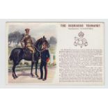 Postcards, Military, a similar selection of 9 Gale & Polden History & Traditions Yeomanry cards,