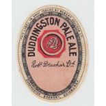 Beer Label, Robert Deuchar Ltd, Edinburgh, Duddingston Pale Ale, v.o, (sl marks) (1)