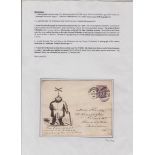 Postal History, P Jones Collection, a small selection of printed and hand drawn envelopes and