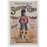 Postcard, Advertising card by Harry Payne for Scottish Tyres, 'Suitable for all Cycles', Tuck Series