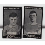 Cigarette cards, Football, Cope's, Noted Footballers (Solace), Manchester City, two cards, nos 61