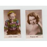 Trade cards, Bridgewater, Film Stars, 3 sets, 4th Series (coloured, 48 cards), 5th Series (coloured,