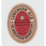 Beer Label, The Birkenhead Brewery Co Ltd, Luncheon Ale, v.o, (gd) (1)