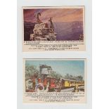 Trade cards, USA, Walt Disney Productions, Disneyland, 'X' size (set, 66 cards) (puzzle backs to