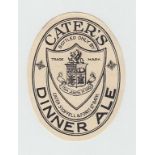 Beer Label, Cater Stoffell & Fortt Ltd, Bath, Dinner Ale, v.o, (gd/vg) (1)