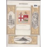 Bookmarks, P Jones Collection, Great Western Railway, 3 different bookmarks plus GWR, Coat of