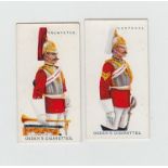 Cigarette cards, Ogden's, Soldiers of the King, (grey caption) (set, 50 cards) (gd/vg)