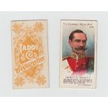 Cigarette cards, Taddy, V.C. Heroes - Boer War (41-60) (19/20, missing no 46) (mixed condition,