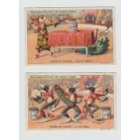 Trade cards, Liebig, a modern album containing approx 38 sets, various subjects & language issues,