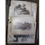 Photographs, a large collection of card and album page mounted vintage photographs, UK and foreign
