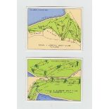 Cigarette cards, Player's, Championship Golf Courses, 'L' size, (set, 25 cards) sold with Golf 'L'