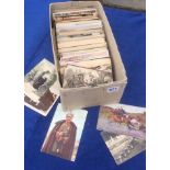 Postcards, a mixed assortment of approx 600 cards, English & Continental inc. Glamour, children,