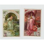 Trade cards, Liebig, a modern album containing approx 45 sets, various subjects & language issues,