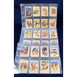 Trade cards, Danmark's, Good Humour 2, (set, 200 cards), nos 1-165 depict the ape as in Carreras '