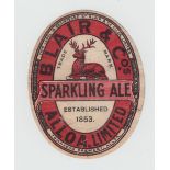 Beer Label, Blair & Co, Alloa Ltd, (no brackets around Alloa), Sparkling Ale, v.o, (tatty) (1)