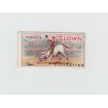 Cigarette card, Taddy, Clowns & Circus Artistes, type card, ref H414, picture no 19, performer on