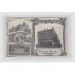 Postcards, Railways, Great North of Scotland Railway Co, 3 multiview cards, 2 advertising The Palace