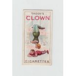 Cigarette card, Taddy, Clowns & Circus Artistes, type card, ref H414, picture no 9 male & female