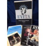 Theatre, a collection of 40+ West End theatre posters etc, mostly 1960's - 1980's, stars inc. Faye