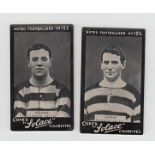 Cigarette cards, Football, Cope's, Noted Footballers (Solace), Glasgow Celtic, two cards, nos 123