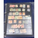 Stamps, collection on Hagner leaves in binder inc. Austria, ancient & modern, 100's, mint & used (25