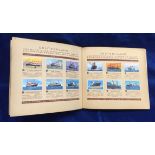 Cigarette cards, Germany,  Brinkmann, The World's Mercantile Marine, (set, 200 cards) (all stuck