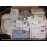 Stamps/Covers etc, a large selection of items inc FDC's, postal letters, Aerogrammes, postal