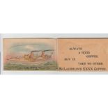 Trade cards, USA, McLaughlin's Coffee, The White Squadron, USA military ships, 5 pop-out cards,