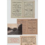 Ephemera, a folder containing a collection of various items, mostly relating to Wantage inc