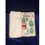 Beer Labels, a vintage ledger containing a collection of approx 500 Worldwide labels, mixed ages,