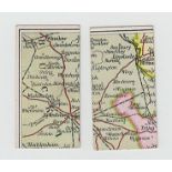 Cigarette cards, Millhoff, Geographia Map Series (Sect.) (set, 50 cards)