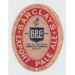 Beer Label, Barclay Perkins & Co Limited, Export Pale Ale, v.o, (some marks, fair/gd) (1)