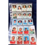 Trade cards, Football, FKS, Wonderful World of Soccer Stars, 1968/69, 322/330 loose stickers (mostly