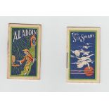 Cigarette cards, Westminster Tobacco Co, (O/S issue) Fairy Tale Booklets (9/24) (one with name