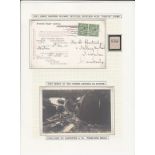 GB Perfins, P. Jones Collection, Railway related collection on 3 sheets, all neatly presented,