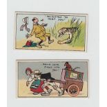 Cigarette cards, Player's, Everyday Phrases, (by Tom Browne) (set, 25 cards) (1 fair, rest gd)