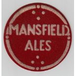 Beer Mat, Mansfield Ales, circular, Pliadek mat (gd) (1)