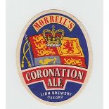 Beer Label, Morrell's, Coronation Ale, small v.o, (vg) (1)