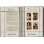 Trade cards, De Beukelaer, Film Stars, (set, 48 cards in special album, cards stuck down) (album