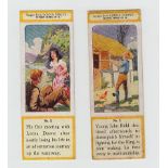 Trade cards, Typhoo, Lorna Doone, 'T' size (set, 25 cards) (gd)