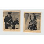 Trade cards, Anon (Klene) Shirley Temple (ref KLE-160.2 (Black)), plain back, 'L' size (set, 20