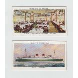 Cigarette cards, Hignett's, two sets, Ocean Greyhounds & Sea Adventure (all ex) (100 cards)