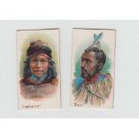 Cigarette cards, Taddy, Natives of the World, two type cards, Laplander & Maori (both vg) (2)