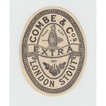 Beer Label, Combe & Cos,  London Stout, v.o, (gd) (1)