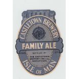 Beer Label, Castletown Brewery, Isle of Man, Family Ale, (gd) (1)